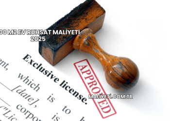 100 m2 Ev Ruhsat Maliyeti 2025