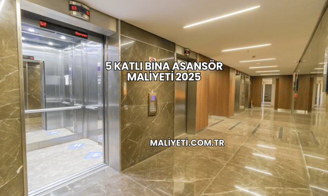 5 Katlı Bina Asansör Maliyeti 2025