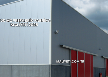 500 m2 Prefabrik Fabrika Maliyeti 2025