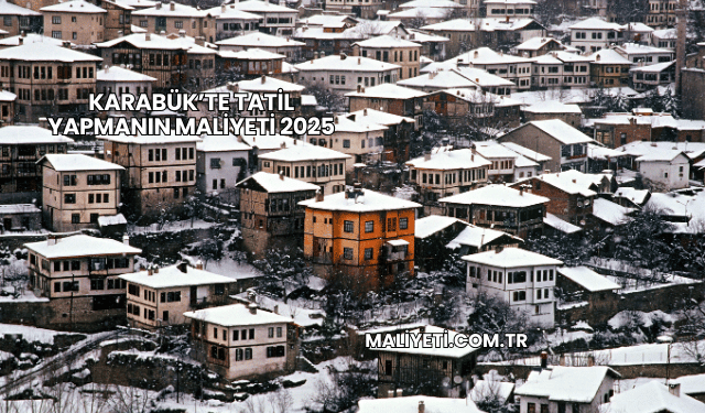 Karabük’te Tatil Yapmanın Maliyeti 2025