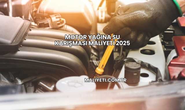 Motor Yağına Su Karışması Maliyeti 2025