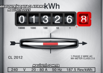 Ortak Elektrik Sayacı Ayırma Maliyeti 2025