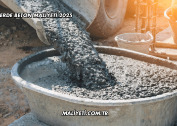 Perde Beton Maliyeti 2025