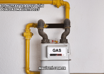 Sadece Mutfak ve Banyo İçin Doğalgaz Maliyeti 2025