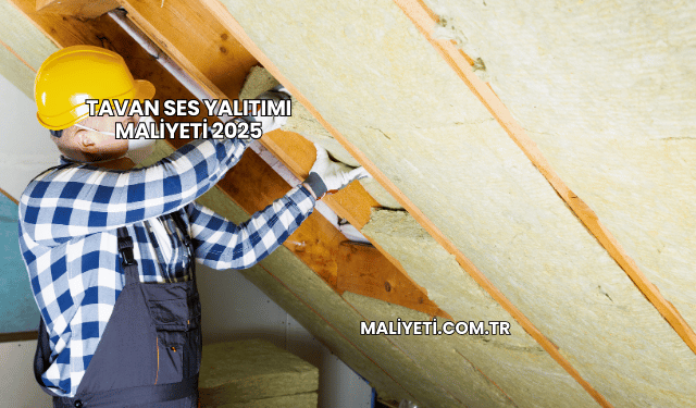 Tavan Ses Yalıtımı Maliyeti 2025