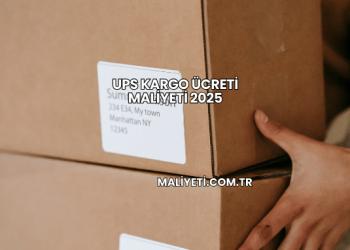 UPS kargo ücreti maliyeti 2025