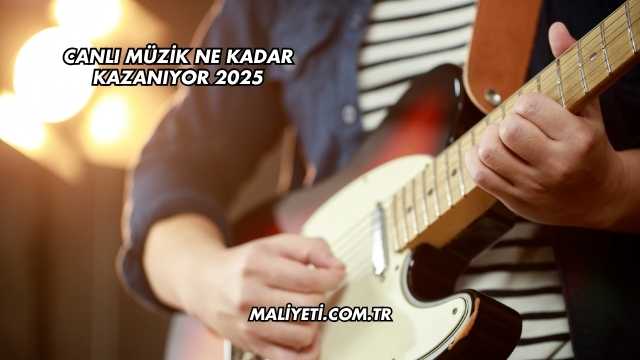 Canlı Müzik Ne Kadar Kazanıyor 2025
