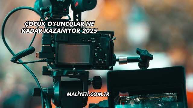 Çocuk Oyuncular Ne Kadar Kazanıyor 2025