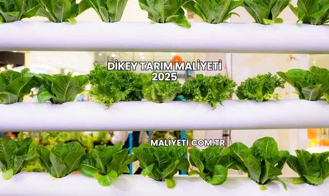 Dikey Tarım Maliyeti 2025