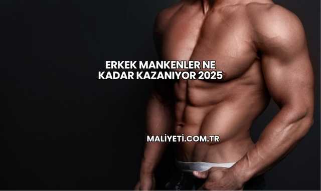 Erkek Mankenler Ne Kadar Kazanıyor 2025