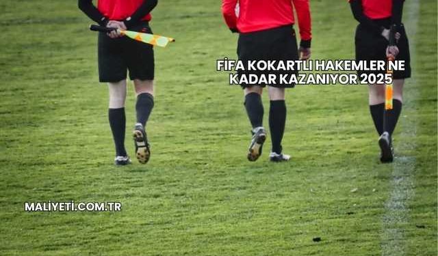 Fifa Kokartlı Hakemler Ne Kadar Kazanıyor 2025