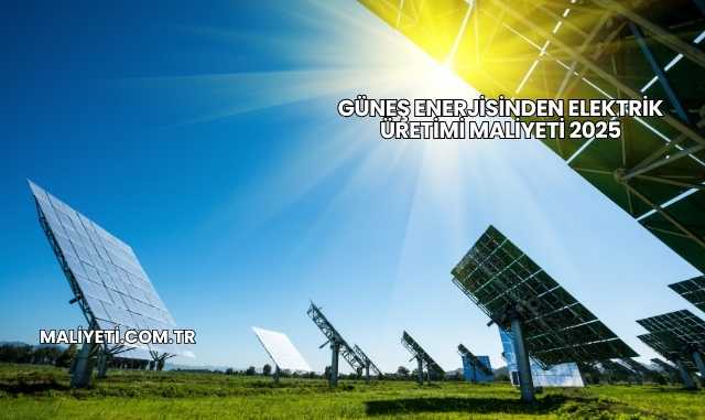 Güneş Enerjisinden Elektrik Üretimi Maliyeti 2025