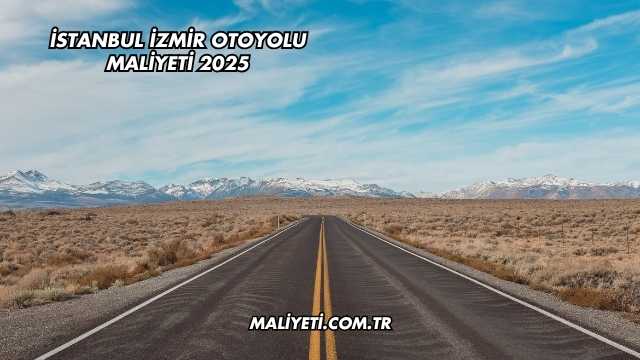 İstanbul İzmir Otoyolu Maliyeti 2025