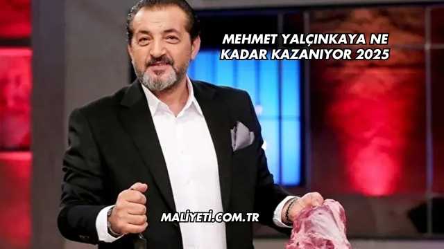 Mehmet Yalçınkaya Ne Kadar Kazanıyor 2025