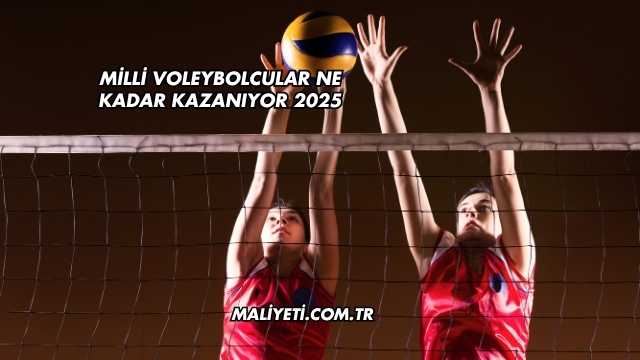Milli Voleybolcular Ne Kadar Kazanıyor 2025