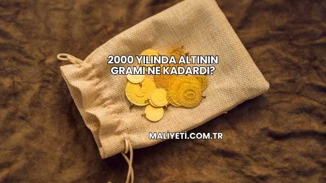 2000 Yılında Altının Gramı Ne Kadardı?