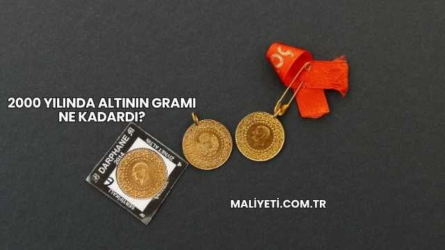 2000 Yılında Altının Gramı Ne Kadardı?