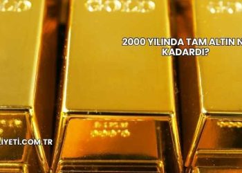 2000 Yılında Tam Altın Ne Kadardı?