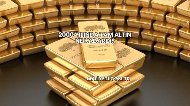 2000 Yılında Tam Altın Ne Kadardı?