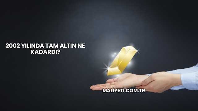 2002 Yılında Tam Altın Ne Kadardı?