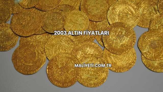 2003 Altın Fiyatları