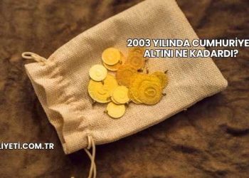 2003 Yılında Cumhuriyet Altını Ne Kadardı?