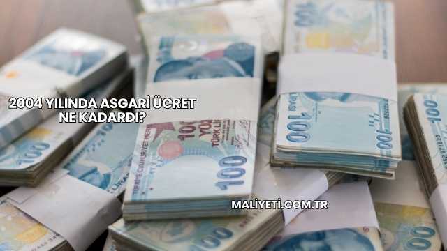 2004 Yılında Asgari Ücret Ne Kadardı?