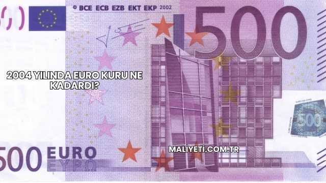 2004 Yılında Euro Kuru Ne Kadardı?