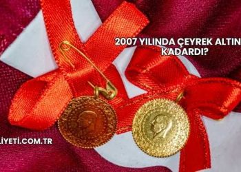 2007 Yılında Çeyrek Altın Ne Kadardı?