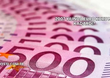 2007 Yılında Euro Kuru Ne Kadardı?