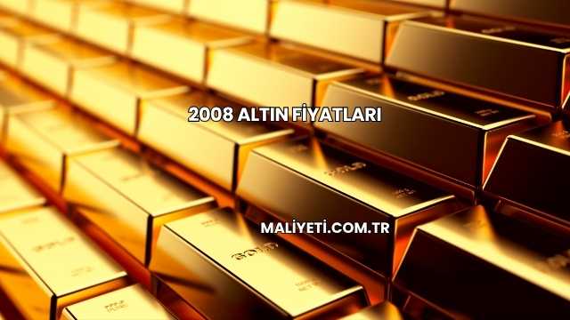 2008 Altın Fiyatları