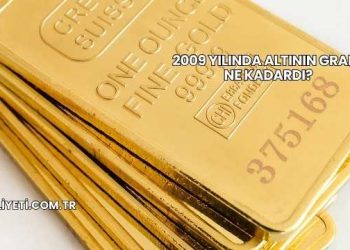 2009 Yılında Altının Gramı Ne Kadardı?
