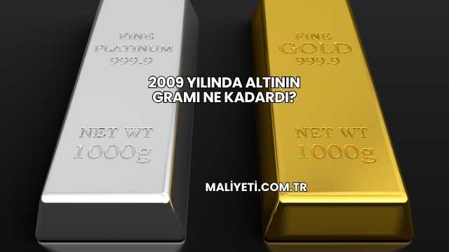 2009 Yılında Altının Gramı Ne Kadardı?