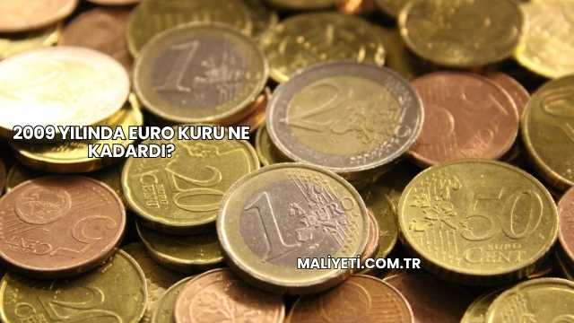 2009 Yılında Euro Kuru Ne Kadardı?