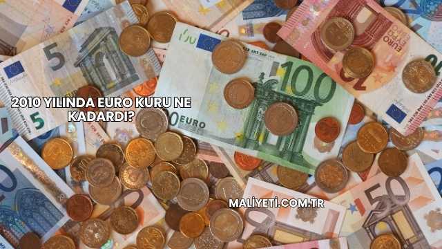 2010 Yılında Euro Kuru Ne Kadardı?