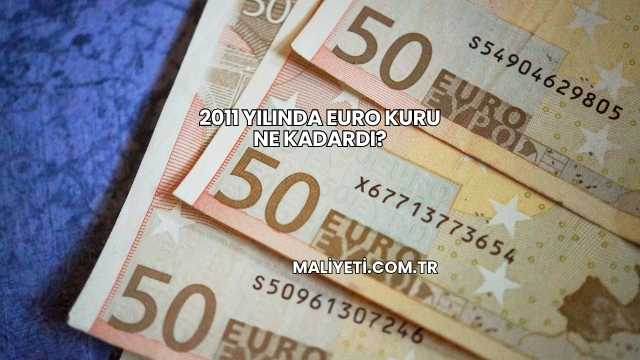 2011 Yılında Euro Kuru Ne Kadardı?