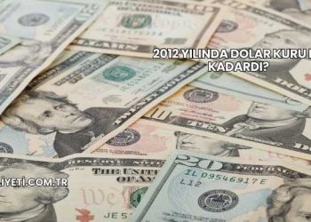 2012 Yılında Dolar Kuru Ne Kadardı?