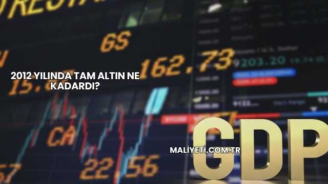 2012 Yılında Tam Altın Ne Kadardı?