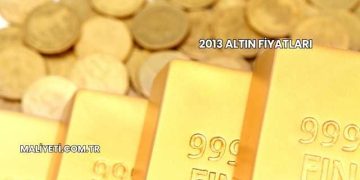 2013 Altın Fiyatları