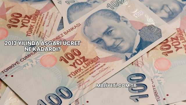 2013 Yılında Asgari Ücret Ne Kadardı?