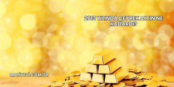 2013 Yılında Çeyrek Altın Ne Kadardı?