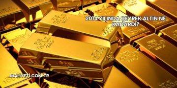 2014 Yılında Çeyrek Altın Ne Kadardı?