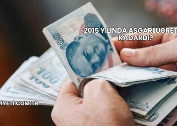 2015 Yılında Asgari Ücret Ne Kadardı?
