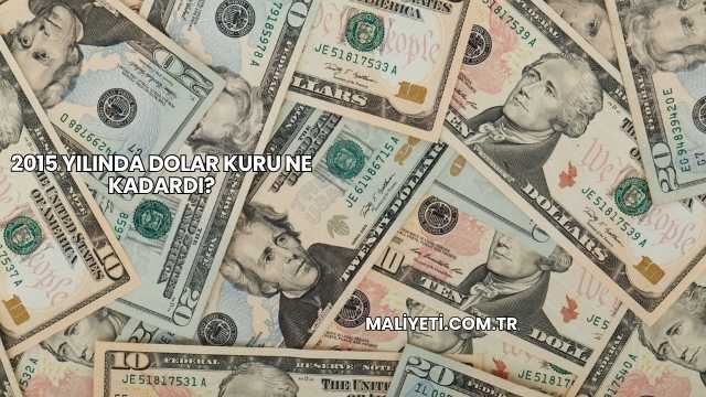 2015 Yılında Dolar Kuru Ne Kadardı?