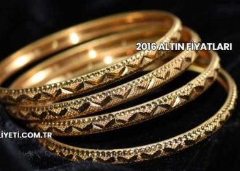 2016 Altın Fiyatları