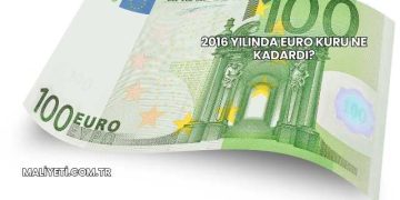 2016 Yılında Euro Kuru Ne Kadardı?