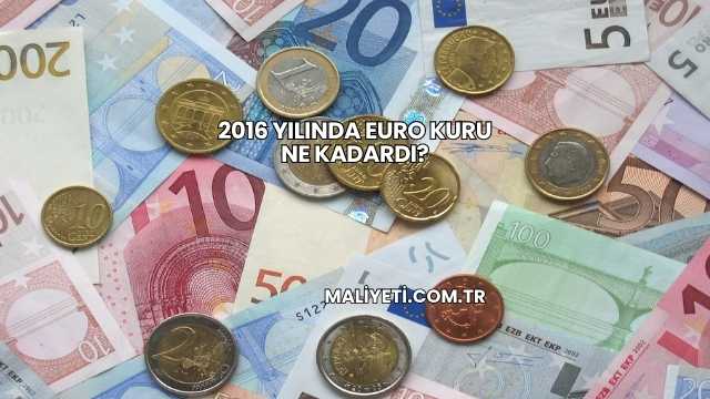 2016 Yılında Euro Kuru Ne Kadardı?