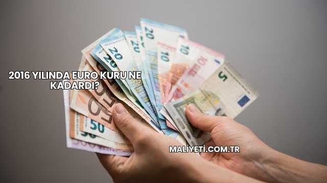 2016 Yılında Euro Kuru Ne Kadardı?
