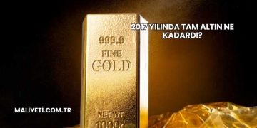 2017 Yılında Tam Altın Ne Kadardı?