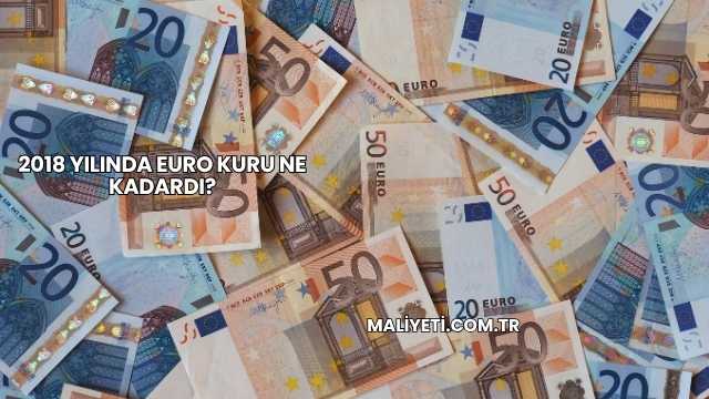 2018 Yılında Euro Kuru Ne Kadardı?